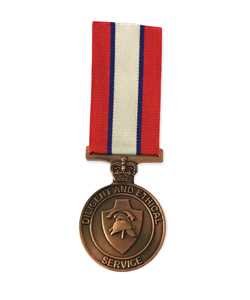 QLD Fire and Rescue D&E Service Medal