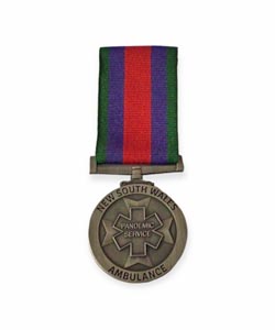NSW Ambulance Pandemic Medal