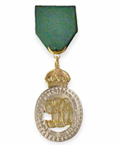 Colonial Auxiliary Forces Officers Decoration GV